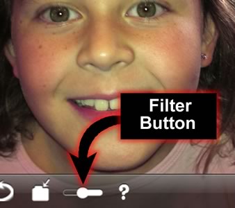 Filter Button on Photo Sweets Editing
