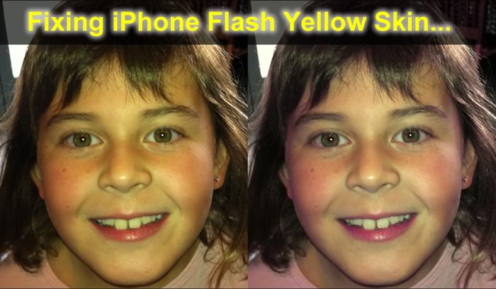 Remove iPhone Flash Yellow Skin