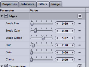 Adjust Edges Parameters